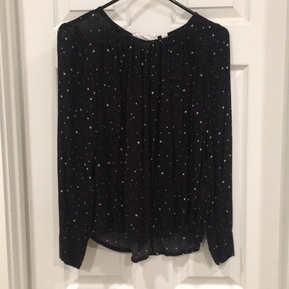 Black long sleeve with stars